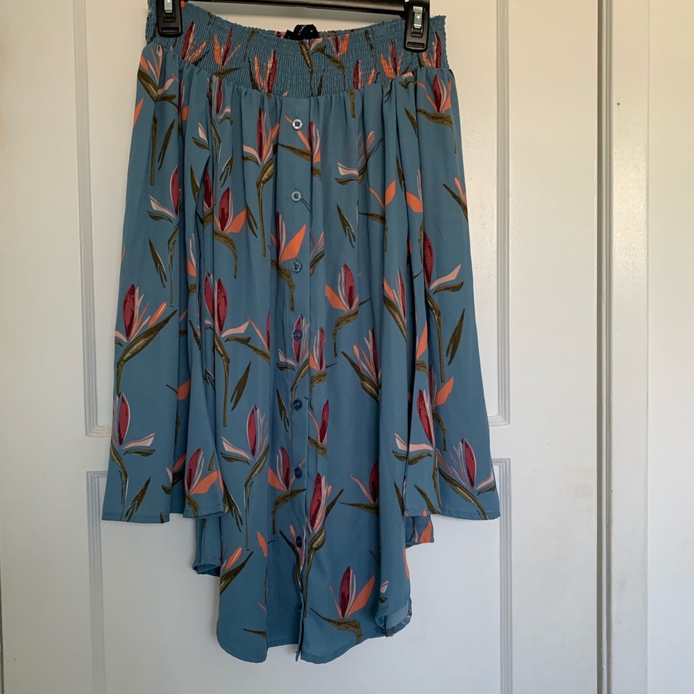 Off the shoulder long sleeve dress